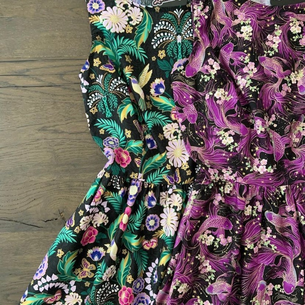 Hummingbird Floral Dress - Picture 6 of 14